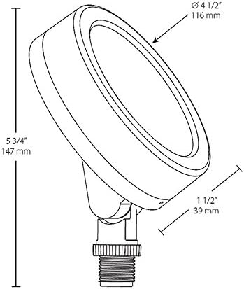 RAB Lighting Leslie Bullet Flood 13W LED