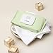 Pipette Baby Wipes - 100% Natural Plant-Derived Fibers, Unscented, Water-Based & Alcohol-Free for Sensitive Skin, Clean, Safe, Gentle, Newborn Essentials Must Haves, 50 Count (Pack of 1)
