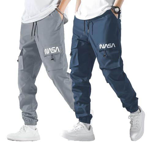 Image of Lymio Track Pant for Men || Full Elastic Regular Fit Jogger Pant || Available in Combo Pack of 2 (TP-09-11)
