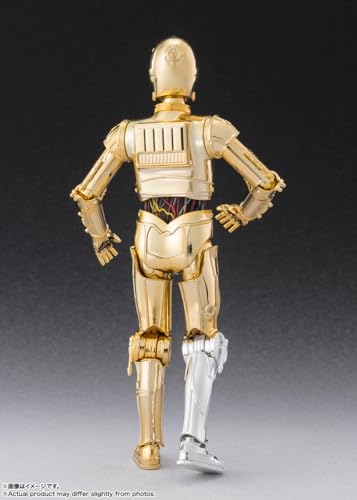 Image of TAMASHII NATIONS S.H. Figuarts Star Wars C-3PO Classic Ver.- (Star Wars: A New Hope) Approx. 6.1 inches (155 mm), ABS & PVC Pre-painted Action Figure