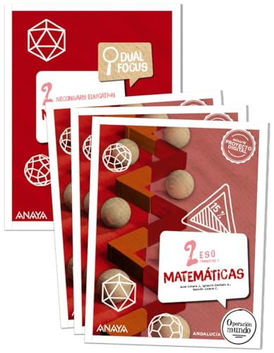 Portada de Matemáticas 2º ESO Operación Mundo Andalucía