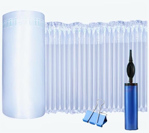 Bubble Cushioning wrap Roll Packing - Inflatable Air Column Wrap Large Bubble Roll for heavy duty, Shipping Supplies for online store, moving wrapping roll (Clear, 11.8IN x164FT) Bubble Cushioning wrap Roll Packing - Inflatable Air Column Wrap Large Bubble Roll for heavy duty, Shipping Supplies for online store, moving wrapping roll (Clear, 11.8IN x164FT)