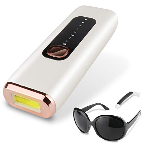 IPL Hair Removal for Women, Permanent Laser Hair Removal Device 999,999 Flashes At Home Use Hair Remover 3In1 System for Whole Body(White)