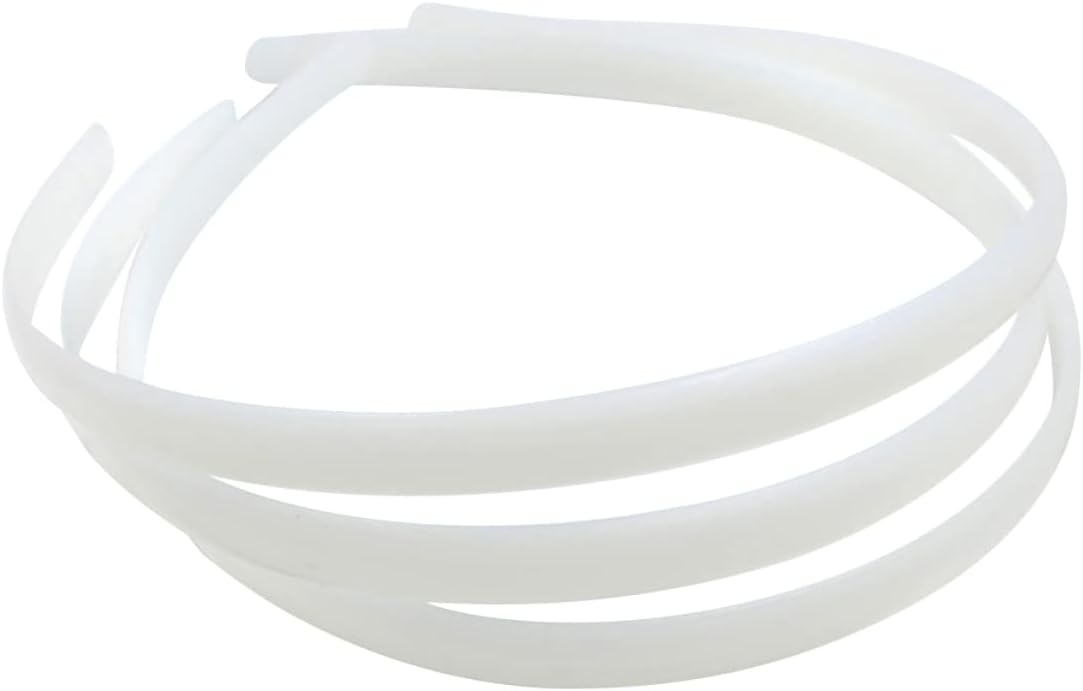 FRCOLOR 12Pcs Plain Headbands, Diy Hair Bands Clear Headbands Plain