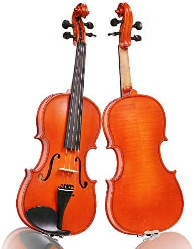 4/4 Full size Student 'GEMS 2' Model, a Gliga Violin Handmade in Romania, Advanced Student Level, Hand Varnished, Hand Inlaid Purfling, Hand Carved Solid European Wood, Fully Set Up