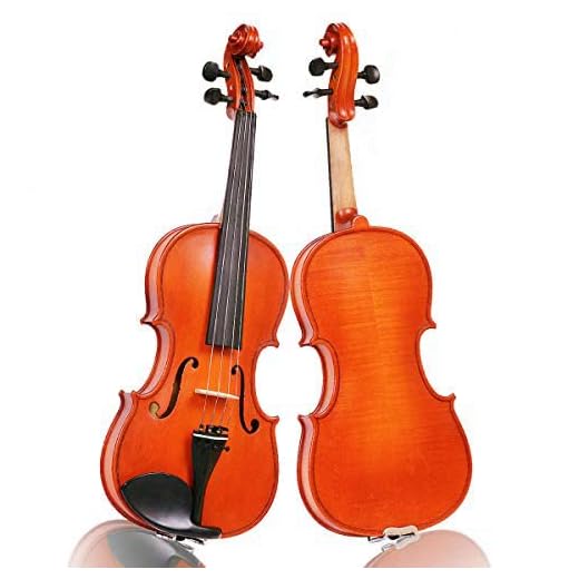 4/4 Full size Student 'GEMS 2' Model, a Gliga Violin Handmade in Romania, Advanced Student Level, Hand Varnished, Hand Inlaid Purfling, Hand Carved Solid European Wood, Fully Set Up