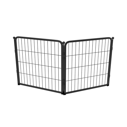 Image of FXW Homeplus Unleashed Indoor Dog Playpen - Stress-Free and Safe Play, Heavy Duty 24 Inch 2 Panels Dog Pen for Puppy and Small Dogs, Black│Patented