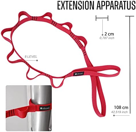 Rebuwo Çok Fonksiyonlu Direnç Lastiği Seti Multifunction Resistance Set Çok Amaçlı Taşınabilir Egzersiz Lastiği Seti Üst Vücut Alt Vücut Çalıştırma Aparatı - Görsel 5