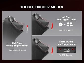 GameSir Tarantula Pro Wireless Controller for Switch/PC/iOS/Android with Charging Dock, Bluetooth 2.4Ghz Wired Controller TMR Sticks, 9 Mappable Buttons, 1200mAh, ABXY Layout Switching