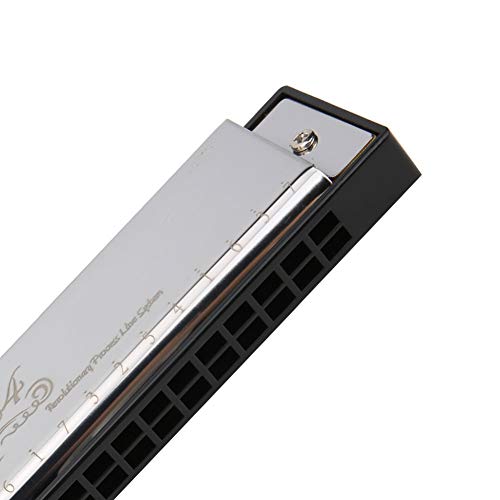 Kcivsou C Key Harmonica 24-Hole Polyphonic, C Key Harmonica 24-Hole Polyphonic Étudiant Adulte Débutant Jouant Orgue à… - Les Beatles, Paul McCartney, John Lennon, RIngo Starr, George Harrison Kcivsou C Key Harmonica 24-Hole Polyphonic, C Key Harmonica 24-Hole Polyphonic Étudiant Adulte Débutant Jouant Orgue à… – Image 7
