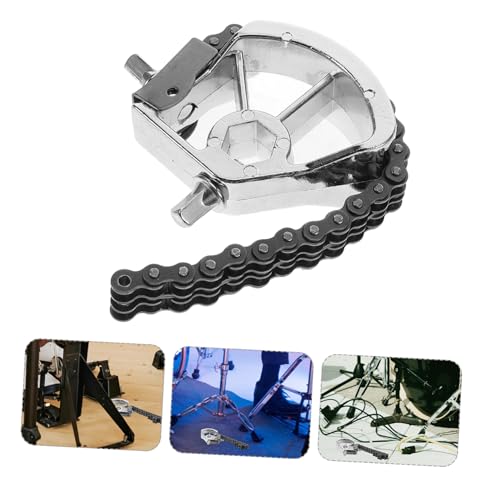 Pedal de Bombo Simple con Doble Cadena y Sensibilidad Ajustable miniatura 7