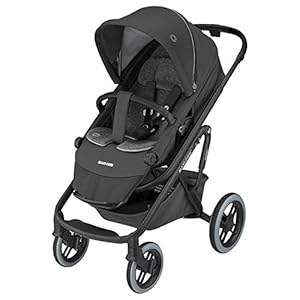 Maxi-Cosi Lila XP Kinderwagen Outdoor, Offroad Buggy Kinderwagen, Geschikt vanaf de Geboorte, 0 maanden tot 4 jaar, 0 – 22 kg, Essential Black (zwart)