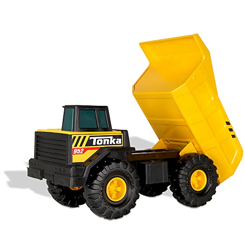 Tonka Steel Classics Mighty Dump Truck, Toy Truck, Real Steel Construction, Ages 3 And Up, Frustration-Free Packaging (Ffp) , Yellow #TOP5