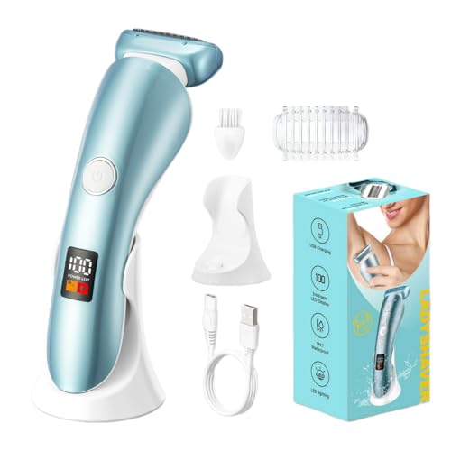 Electric Shaver for Women, Bikini Trimmer Wet & Dry Use,