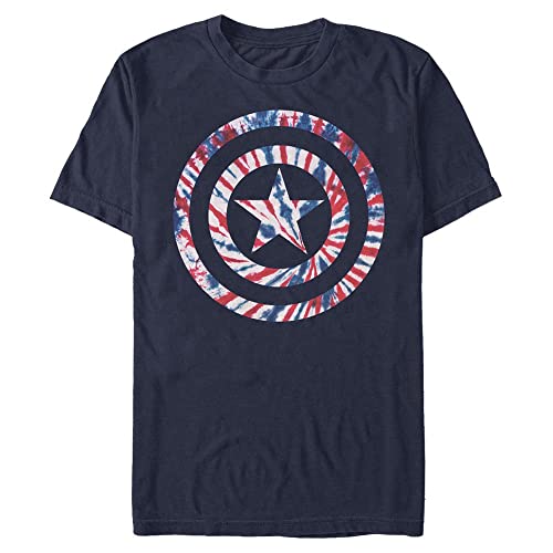 T-shirt Marvel Tie-Dye America Homme pour en finir avec les hauts geeks fades