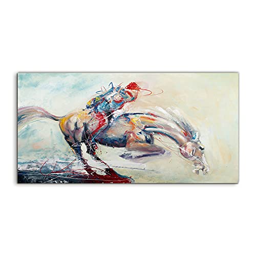 Tableau acrylique 120x60cm salon chambre murale art acryl photo cheval