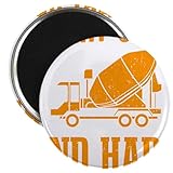CafePress Start Soft End Hard Concrete Finisher Men Magnets 2.25