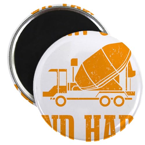CafePress Start Soft End Hard Concrete Finisher Men Magnets 2.25