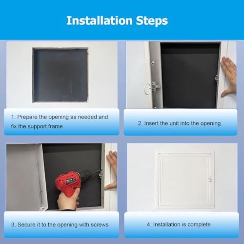 36x39 Detive Wall Access Panel - Durable Metal Access Door for Plumbing & Electrical Access, Easy Latch Design for Drywall Installation, Perfect for Home Renovation & Repairs