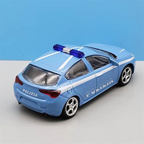 Axlezx Simulation Alloy Die Cast Mini Car Model Toy Cars 1:43 For Alfa Romeo Giulietta Police Carabinieri Car Vehicle Toy Model Collection Gifts (Color : Blue) #TOP4