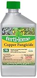 Fertilome (16132) Copper Fungicide Concentrate, Controls Needle Blight, Blackspot, Powdery Mildew and More, OMRI Listed (16 oz.)