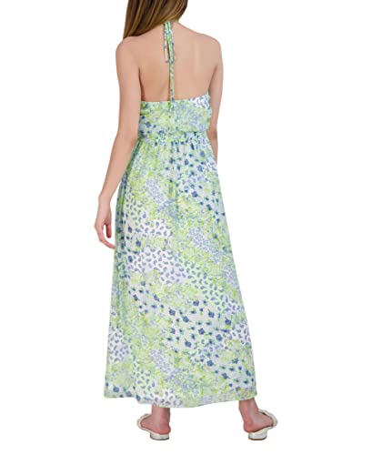 Robe longue froncée dos nu silhouette élancée coupe confortable - 4