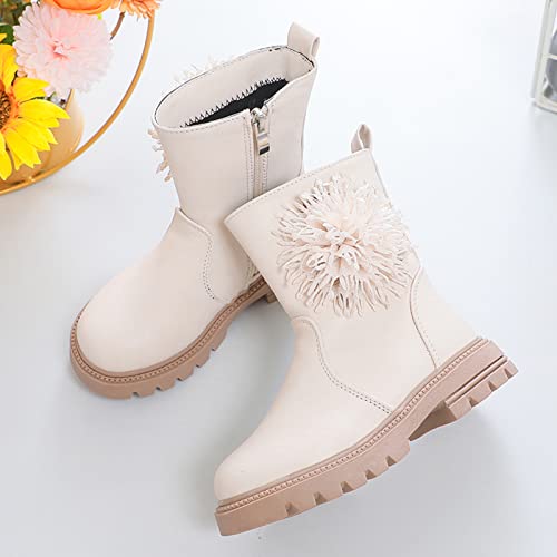 Children Shoes Scrub Boots Shoes Leather Short Boots Non Slip Breathable Nude Boots Kids Mid Calf Boots3