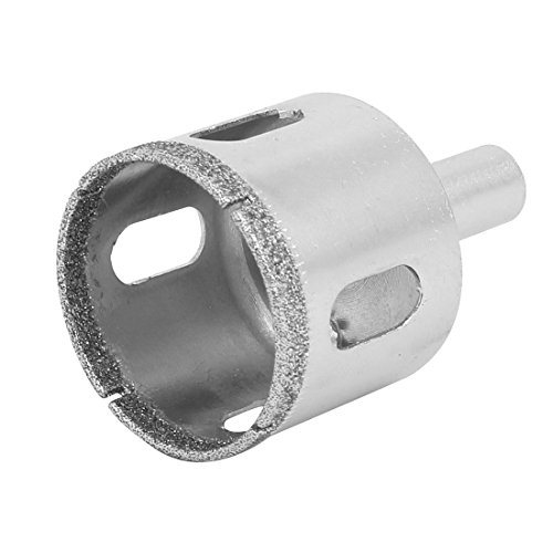 Broca sierra de copa diamantada 1-3/8 pulg para vidrio miniatura 1