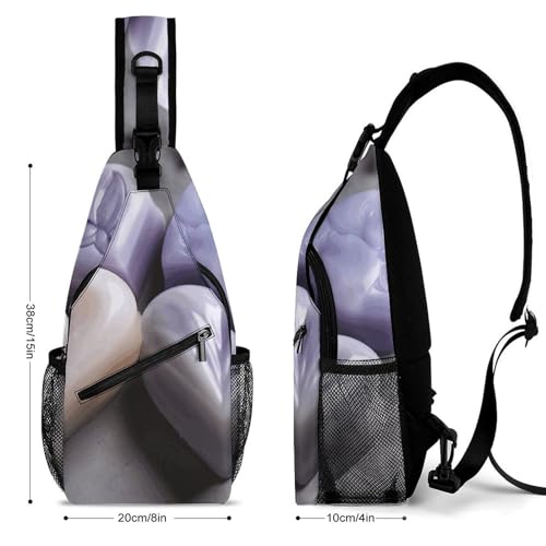 Bolso cruzado con forma de corazón para senderismo miniatura 2