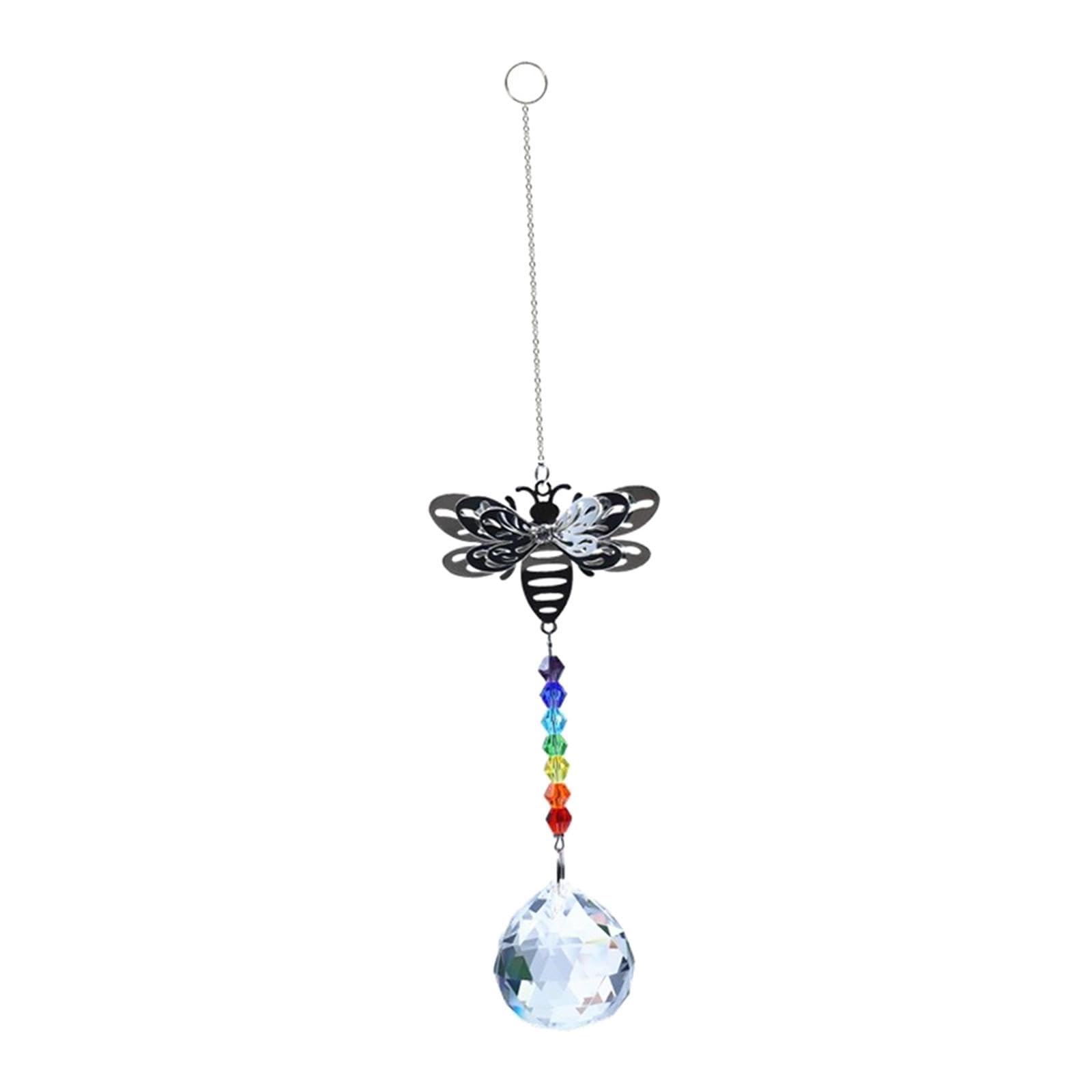 ATORSE Crystal Ball Rainbow Maker Hanging Suncatcher Window Prism Decor Bee 1-image-31