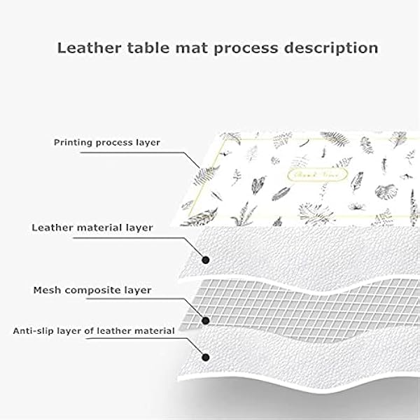 JIALIANG Tablecloth Tafelkleed, 50 x 120 cm, van leer, pvc-tafelkleed met lotuseffect, waterdicht en afwasbaar linoleum, elegante bloemenprint, geschikt voor buiten en tuin