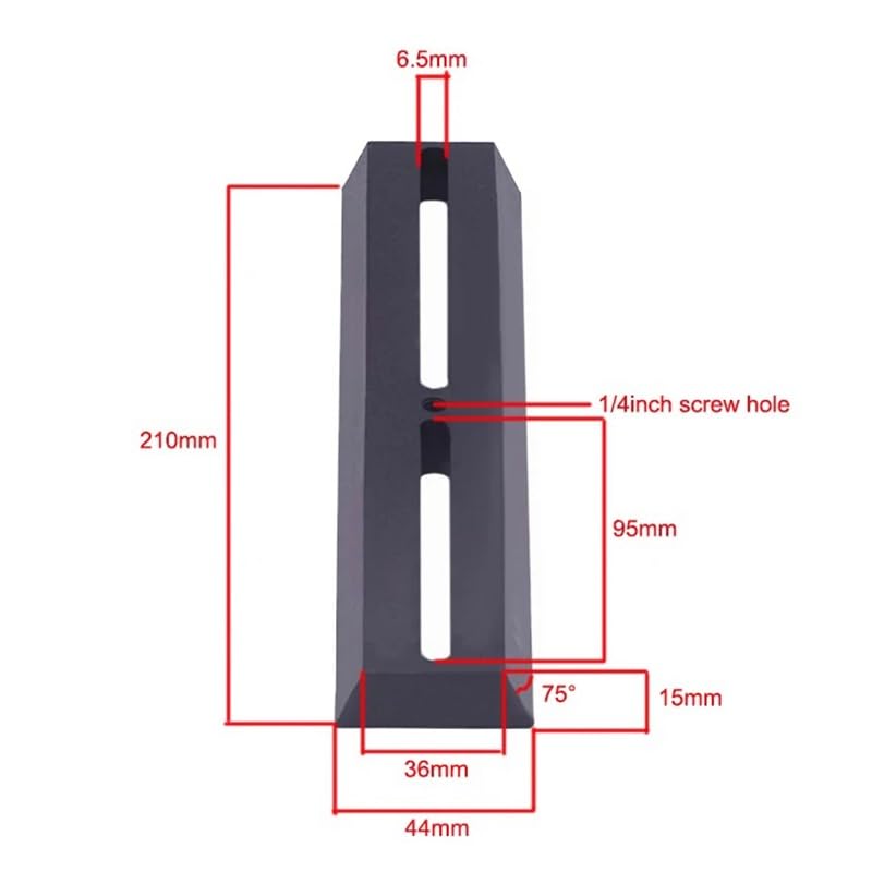 Placa de montaje de 21cm con equilibrio ajustable para telescopios astronómicos 2