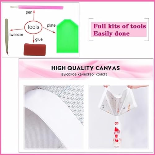 Peinture Diamant 5D kit complet haute définition strass