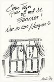 Notizbuch schön mit lustigem Spruch - eines Tages putze ich mal die Fenster: Notizbuch für Lehrer, für die Schule, Erzieher oder als tolles Geschenk - Notizbuch din a5