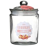 Design élégant et décoratif : La bonbonnière en verre avec sa finition décorée apporte une touche de classe et de décoration à toute pièce. Parfaite pour une présentation raffinée de bonbons, chocolats ou friandises.