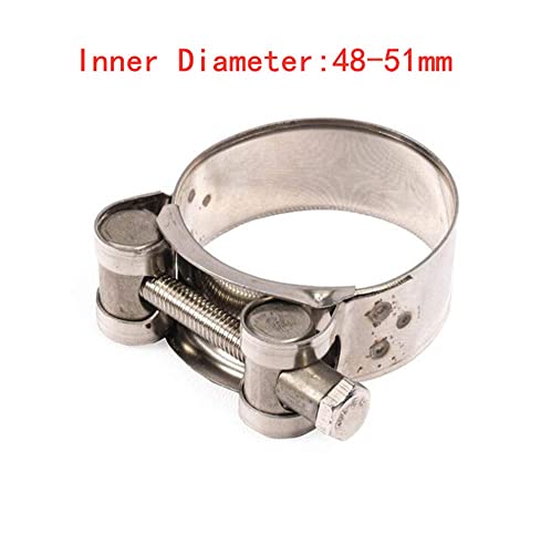 Magic Feier 23052401QPBBM Exhaust Clamp Stainless Steel Exhaust Band Clamp Replacement thumb #1
