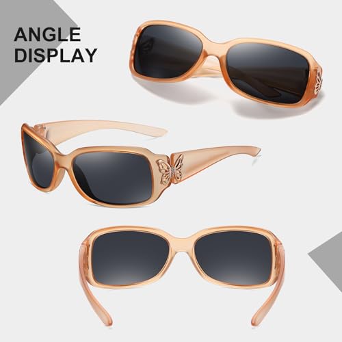 Image of HAOLOTA Polarized Sunglasses Men Women Designer Driving glasses Lightweight UV400 Protection