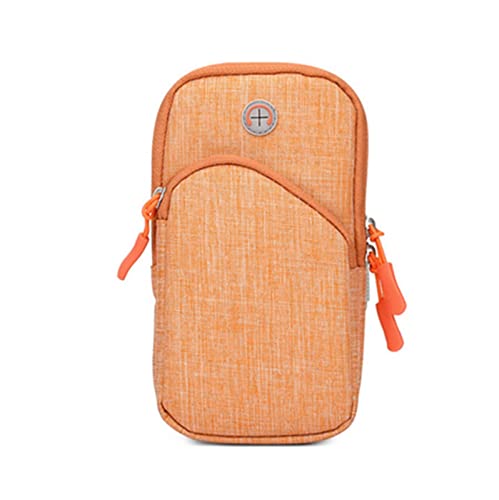 MYLPDZSW HHF Cases & Covers Universal Sports Arm Band Case for iPhone X XS XR XS MAX 8 7 6 Plus Multifunctional Running Fitness Case for Samsung Galaxy S9 S9 Plus (Color : Orange)