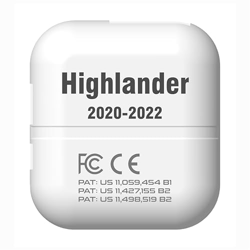 Protect-X, Fits for Highlander 2022 2021 2020, Plug & Play Smart Sensor System, Anti-Theft for Wheels, Catalytic Converter, Window Breakage Protection & Power Window Controller