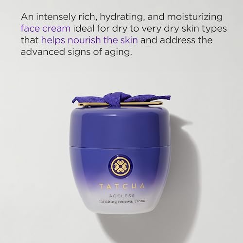 Tatcha Ageless Enriching Renewal Cream: Moisturizing Skin Cream For Firmer Skin To Reduce Appearance Of Fine Lines And Wrinkles, 55 Ml | 1.86 Oz #TOP1