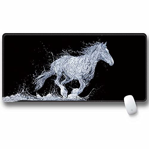 Tapis de souris gaming XXL abstrait 1000x500 mm pour setup PC de bureau gamer