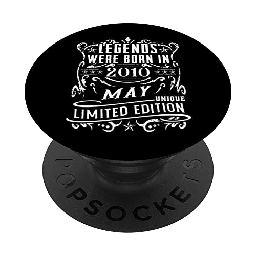 Cumpleaños Mayo 2010 Edición Limitada Regalo Legend May PopSockets PopGrip Intercambiable