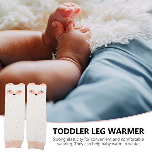 Cartoon Anti-slip Knee Pad Warmers for Boy Girl Thick and Comfortable Knee Protection for Crawling Non-slip Leg Warmers for Boys and Girls Milk3