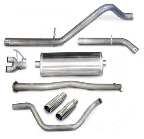 CORSA 24199 Dual Rear Exit Cat-Back Exhaust System with 3.5" Polished Stainless Steel Tips for Chevy Silverado/GMC Sierra 1500 2007-2008