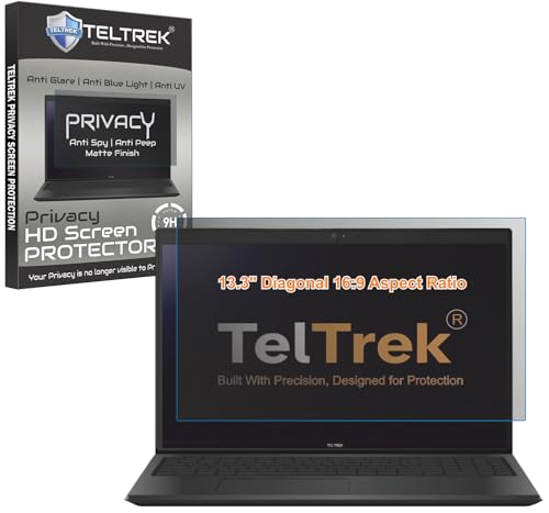 Image of Privacy Anti SPY Screenguard Compatible With Laptops With 13.3 inch Inch Diagonal with 16:9 Aspect Ratio Anti Peep Matte Screen Protector Not a Tempered Glass, Screenguard Size : 295 mm X 166 mm