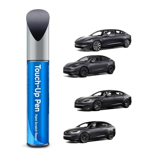 TESLAUNCH Stealth Grey (PN01) Touch Up Paint for Tesla for Model 3/Y/S/X - OEM Original Touch Up Paint Pen for Tesla Scratches Repair (Stealth Grey(PN01))
