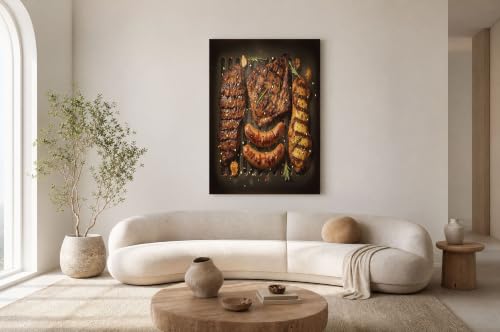 Tableau sur toile grand format pour habiller un mur vide sans cadres 70x100cm