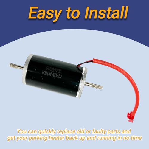 Image of 12V 5KW Parking Heater Motor, Diesel Parking Heater Electric Blower Motor Fit for Caranvan RV Truck Boats, Fit for Eberspacher Webasto Diesel Heater, Replace 252113992000