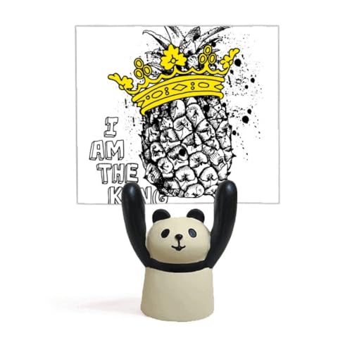 Porte-mémo panda PineFruit en métal avec pince crocodile robuste
