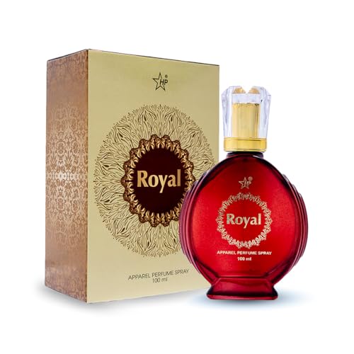 Image of HP Royal Apparel Perfume Spray, 100 ml, Unisex, Aromatic Fougere Fragrance, Glass Bottle